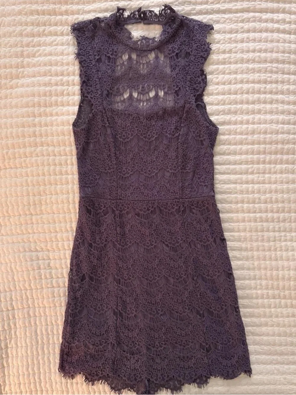 Free People purple Intimately Daydream lace mini dress- Size S